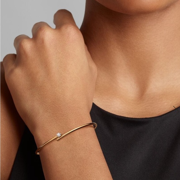 Pandora Bangle On Wrist Gold Bangle Pandora Open Bangle Sizes